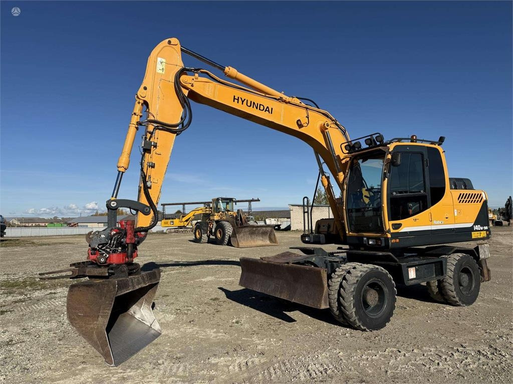 Hyundai Robex 140 W-9A Rototilt + grap - Mobilbagger: das Bild 1 Hyundai Robex 140 W-9A Rototilt + grap - Mobilbagger: das Bild 1
