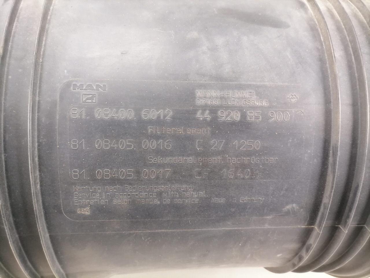 MAN Air filter housing 81084006012 - Luftansaugsystem für LKW: das Bild 2 MAN Air filter housing 81084006012 - Luftansaugsystem für LKW: das Bild 2