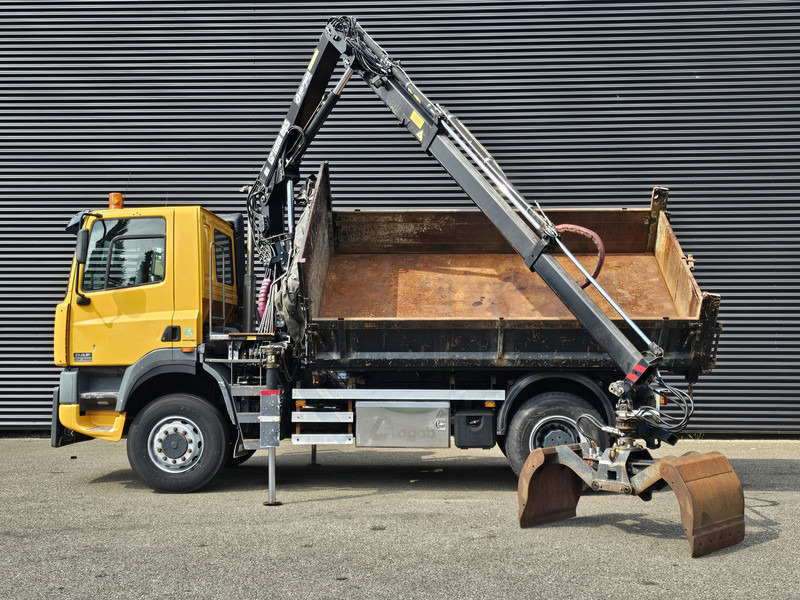DAF CF 75.250 4X4 / HIAB CRANE + TIPPER / MANUAL / SPRING - LKW, Autokran: das Bild 3 DAF CF 75.250 4X4 / HIAB CRANE + TIPPER / MANUAL / SPRING - LKW, Autokran: das Bild 3
