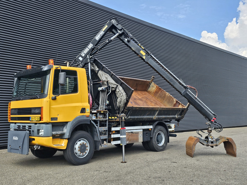 DAF CF 75.250 4X4 / HIAB CRANE + TIPPER / MANUAL / SPRING - LKW, Autokran: das Bild 2 DAF CF 75.250 4X4 / HIAB CRANE + TIPPER / MANUAL / SPRING - LKW, Autokran: das Bild 2