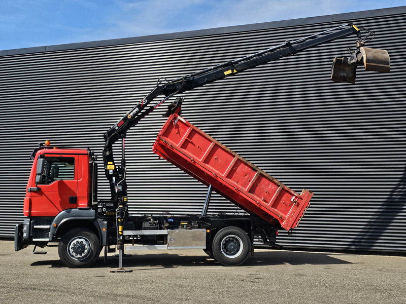 MAN TGM 18.250 / 4X4 / EEV / HIAB CRANE + TIPPER / SPRING - LKW, Autokran: das Bild 2 MAN TGM 18.250 / 4X4 / EEV / HIAB CRANE + TIPPER / SPRING - LKW, Autokran: das Bild 2