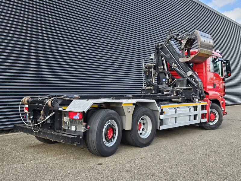 MAN TGS 26.400 / 6x4H-2 / HMF Z KRAAN + CONTAINERSYSTEM - Seil Abrollkipper, Autokran: das Bild 4 MAN TGS 26.400 / 6x4H-2 / HMF Z KRAAN + CONTAINERSYSTEM - Seil Abrollkipper, Autokran: das Bild 4
