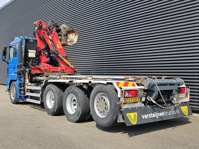 MAN TGS 35.400 / 8x4-4 / CONTAINER SYSTEM / PALFINGER Z CRANE - Seil Abrollkipper, Autokran: das Bild 4 MAN TGS 35.400 / 8x4-4 / CONTAINER SYSTEM / PALFINGER Z CRANE - Seil Abrollkipper, Autokran: das Bild 4