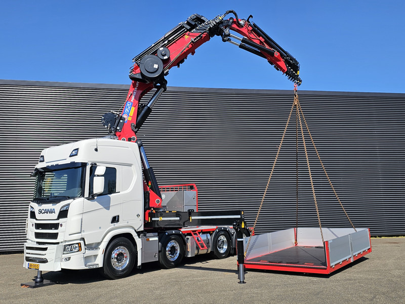 Scania R590 8x2*6 HMF 9520 + JiB + WINCH / TRACTOR / - Sattelzugmaschine: das Bild 1 Scania R590 8x2*6 HMF 9520 + JiB + WINCH / TRACTOR / - Sattelzugmaschine: das Bild 1