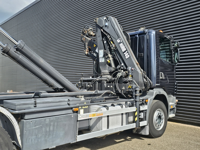 Abrollkipper, Autokran Scania R114.340 6x2 / HIAB CRANE + 25T HOOKLIFT: das Bild 12