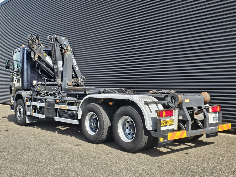 Abrollkipper, Autokran Scania R114.340 6x2 / HIAB CRANE + 25T HOOKLIFT: das Bild 11
