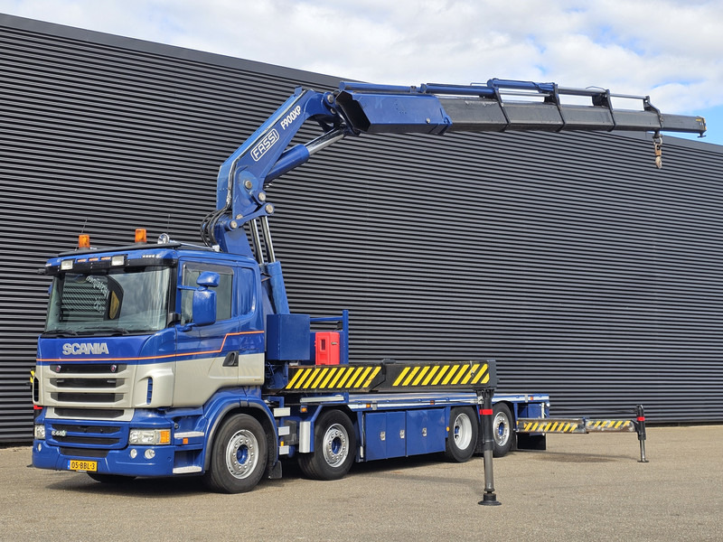 Scania R440 8x2*6 / FASSI 90 t/m CRANE / KRAN - Pritsche LKW, Autokran: das Bild 1 Scania R440 8x2*6 / FASSI 90 t/m CRANE / KRAN - Pritsche LKW, Autokran: das Bild 1