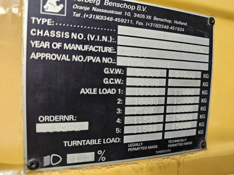 Autokran Terberg FM2850-T / 10x4 / PENZ CRANE / KRAN: das Bild 20 Autokran Terberg FM2850-T / 10x4 / PENZ CRANE / KRAN: das Bild 20