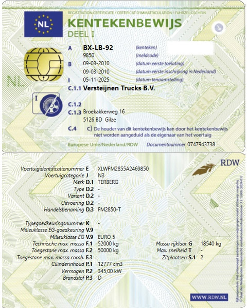 Autokran Terberg FM2850-T / 10x4 / PENZ CRANE / KRAN: das Bild 19 Autokran Terberg FM2850-T / 10x4 / PENZ CRANE / KRAN: das Bild 19