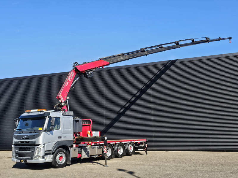 Volvo FM 460 8x4-4 / FASSI 36.5 t/m -8 x EXTENSION + WINCH - Pritsche LKW, Autokran: das Bild 1 Volvo FM 460 8x4-4 / FASSI 36.5 t/m -8 x EXTENSION + WINCH - Pritsche LKW, Autokran: das Bild 1
