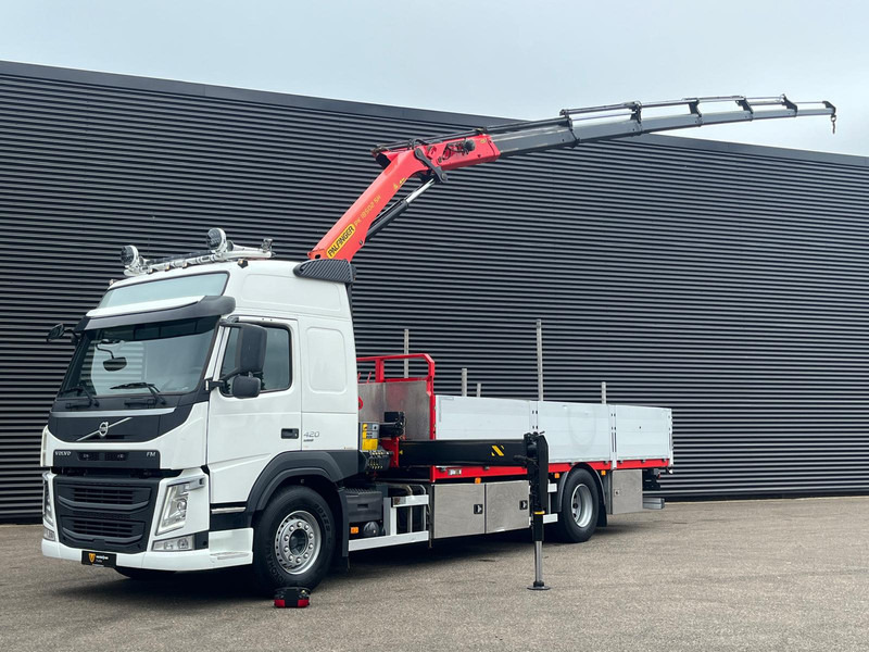 Volvo FM420 4x2 / PALFINGER 18502 - 17 mtr / CRANE / KRAN - Pritsche LKW, Autokran: das Bild 1 Volvo FM420 4x2 / PALFINGER 18502 - 17 mtr / CRANE / KRAN - Pritsche LKW, Autokran: das Bild 1
