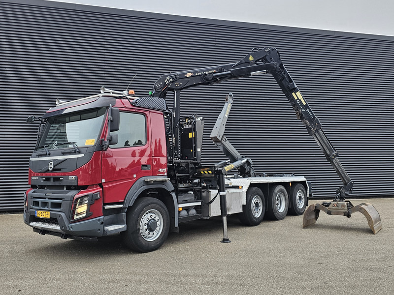 Volvo FMX 420 / 8x2 / PALFINGER EPSILON + HOOKLIFT - Abrollkipper, Autokran: das Bild 3 Volvo FMX 420 / 8x2 / PALFINGER EPSILON + HOOKLIFT - Abrollkipper, Autokran: das Bild 3