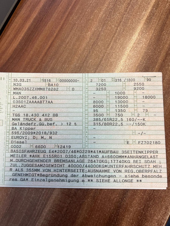 MAN 18.430 4X2 Meiller 3. Seitenkipper Top Zustand - Kipper: das Bild 2 MAN 18.430 4X2 Meiller 3. Seitenkipper Top Zustand - Kipper: das Bild 2