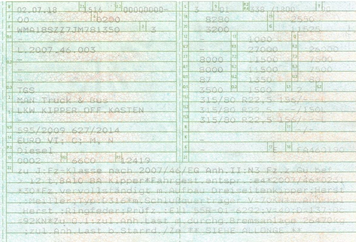 MAN 26.460 6x2 Meiller 3S. Retarder Top Zustand - Kipper: das Bild 4 MAN 26.460 6x2 Meiller 3S. Retarder Top Zustand - Kipper: das Bild 4