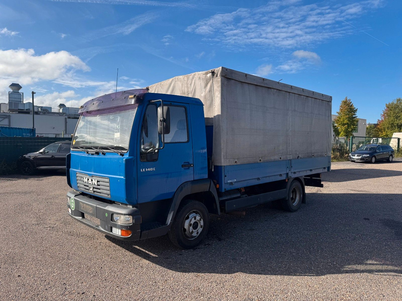 Planen Transporter MAN 8.140 4X2 Pritsche Plane Original Km: das Bild 6 Planen Transporter MAN 8.140 4X2 Pritsche Plane Original Km: das Bild 6