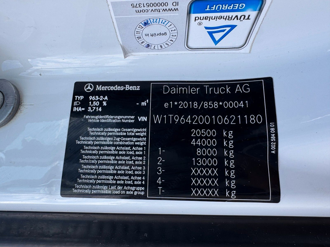 Mercedes-Benz 1835 2135 4X2 Meiller 3 S. Kipper Top Zustand - Kipper: das Bild 2 Mercedes-Benz 1835 2135 4X2 Meiller 3 S. Kipper Top Zustand - Kipper: das Bild 2