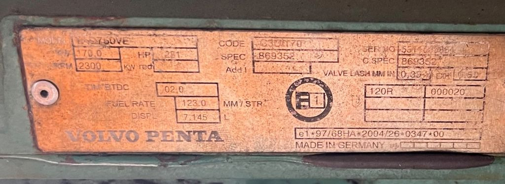 VOLVO PENTA & DANA SPICER Top Zustand VOLVO PENTA & DANA SPICER Top Zustand - Motor für LKW: das Bild 2 VOLVO PENTA & DANA SPICER Top Zustand VOLVO PENTA & DANA SPICER Top Zustand - Motor für LKW: das Bild 2