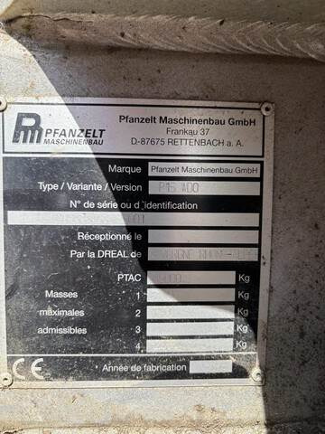 Pfanzelt Maschineubau GmbH P15 WD0 - Rückewagen: das Bild 4 Pfanzelt Maschineubau GmbH P15 WD0 - Rückewagen: das Bild 4