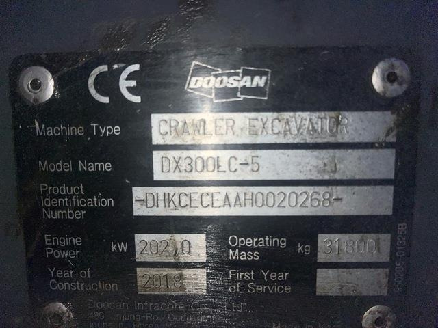 Doosan DX300LC-5 - Kettenbagger: das Bild 5 Doosan DX300LC-5 - Kettenbagger: das Bild 5