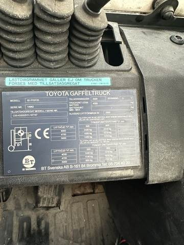 Toyota 02-7FDF25 - Dieselstapler: das Bild 5 Toyota 02-7FDF25 - Dieselstapler: das Bild 5