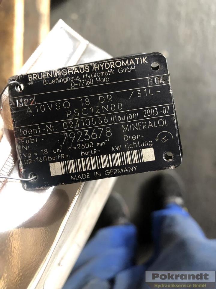 Rexroth A10VO60DFR1-52L-PWC12K04 + A10VO45ED72-52-PSC12K52T + A10VSO18DR-31L-PSCN00 - Hydraulikpumpe: das Bild 2 Rexroth A10VO60DFR1-52L-PWC12K04 + A10VO45ED72-52-PSC12K52T + A10VSO18DR-31L-PSCN00 - Hydraulikpumpe: das Bild 2