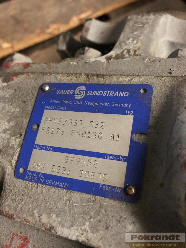 Sauer-Danfoss SPV2 033 R3ZPS - Hydraulikpumpe: das Bild 2 Sauer-Danfoss SPV2 033 R3ZPS - Hydraulikpumpe: das Bild 2