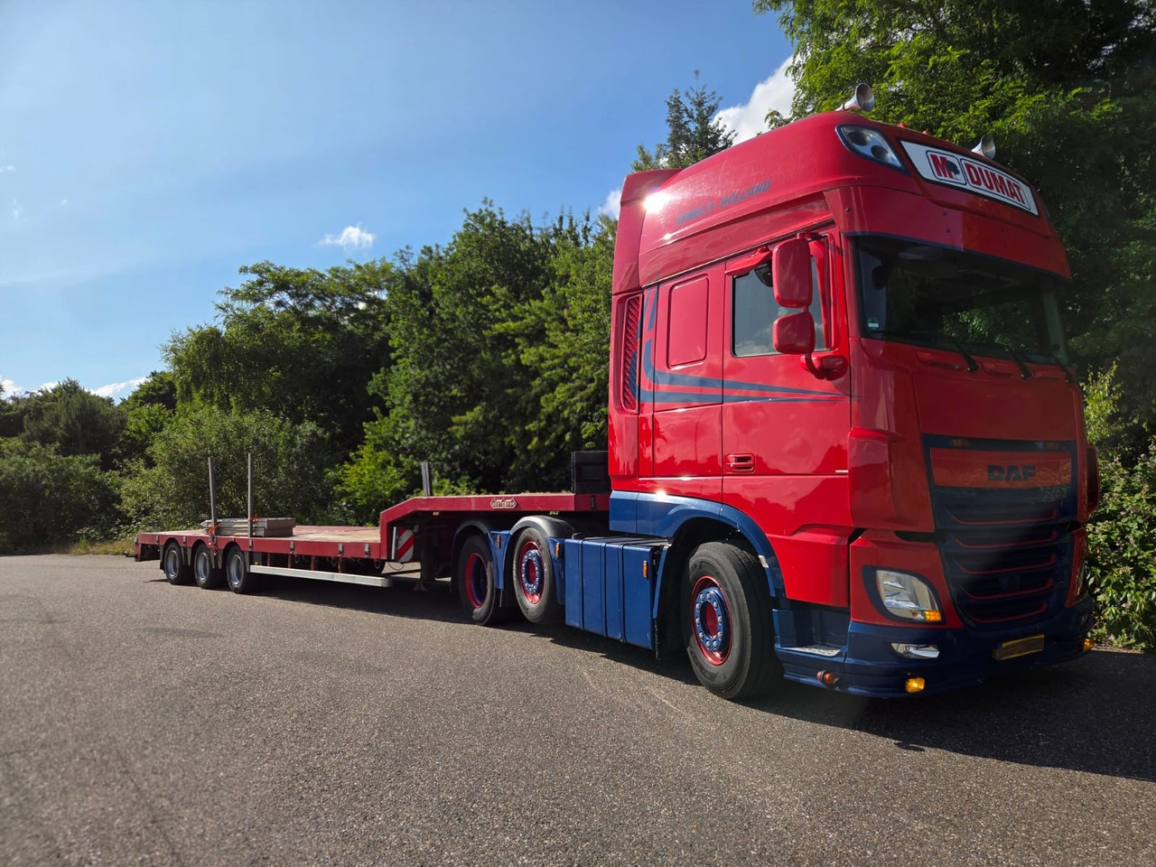 DAF XF 460 FTG 6x2 Super Spacecab + Nooteboom semi-dieplader - Fahrgestell LKW: das Bild 4 DAF XF 460 FTG 6x2 Super Spacecab + Nooteboom semi-dieplader - Fahrgestell LKW: das Bild 4
