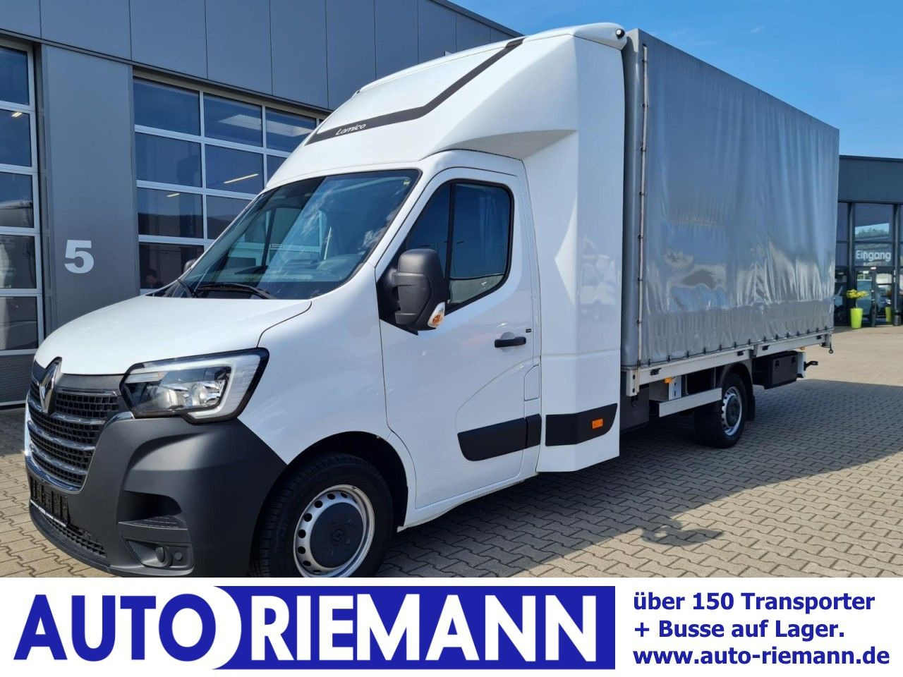 Renault Master 3,5t Pritsche Plane Schlafkab. dCi 160 - Planen Transporter: das Bild 1 Renault Master 3,5t Pritsche Plane Schlafkab. dCi 160 - Planen Transporter: das Bild 1
