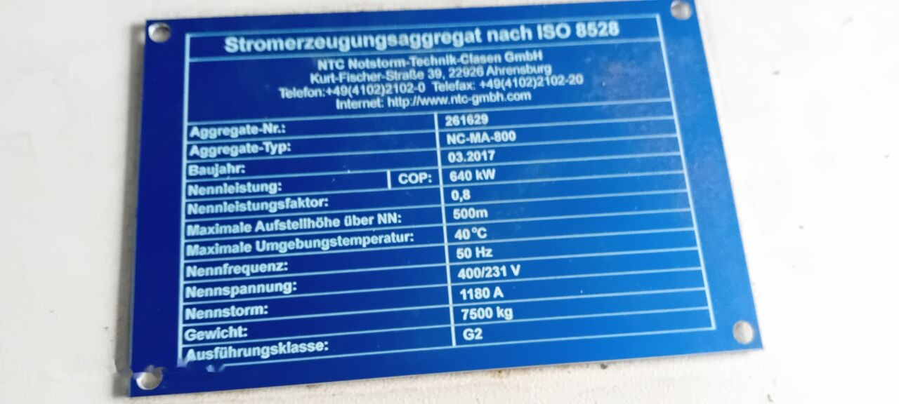 Stromgenerator, Zustand - NEU Stamford Generator Cummins STAMFORD 1600 KVA 2015 rok . Agregaty Prądotwó: das Bild 26