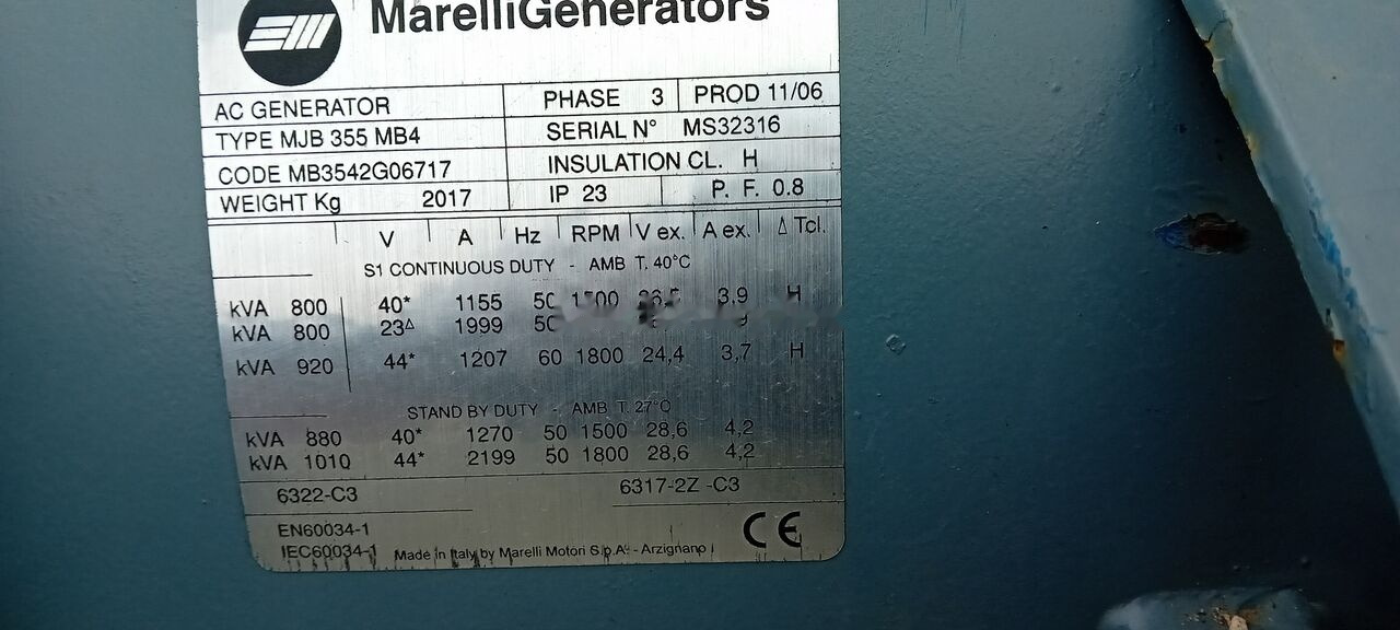 Stromgenerator, Zustand - NEU Stamford Generator Cummins STAMFORD 1600 KVA 2015 rok . Agregaty Prądotwó: das Bild 37