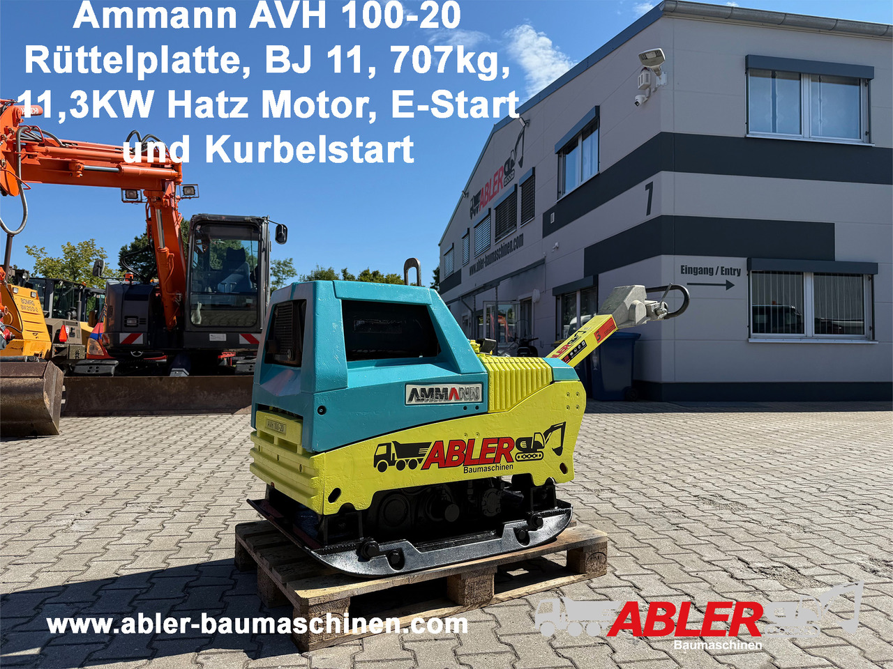 Ammann AVH 100-20 Rüttelplatte E-Start - Rüttelplatte: das Bild 1 Ammann AVH 100-20 Rüttelplatte E-Start - Rüttelplatte: das Bild 1
