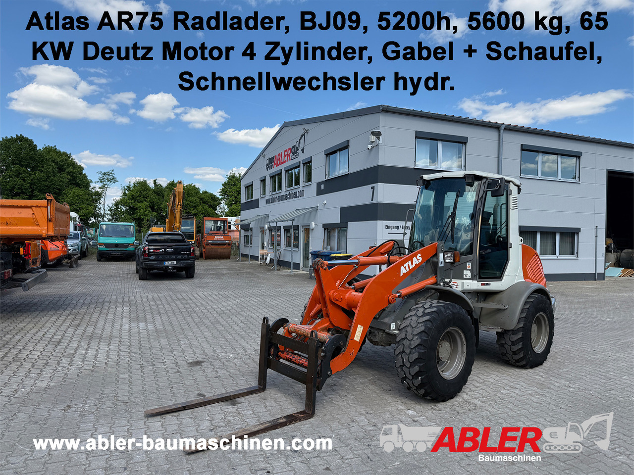 Atlas AR75 Radlader SW - Radlader: das Bild 1 Atlas AR75 Radlader SW - Radlader: das Bild 1