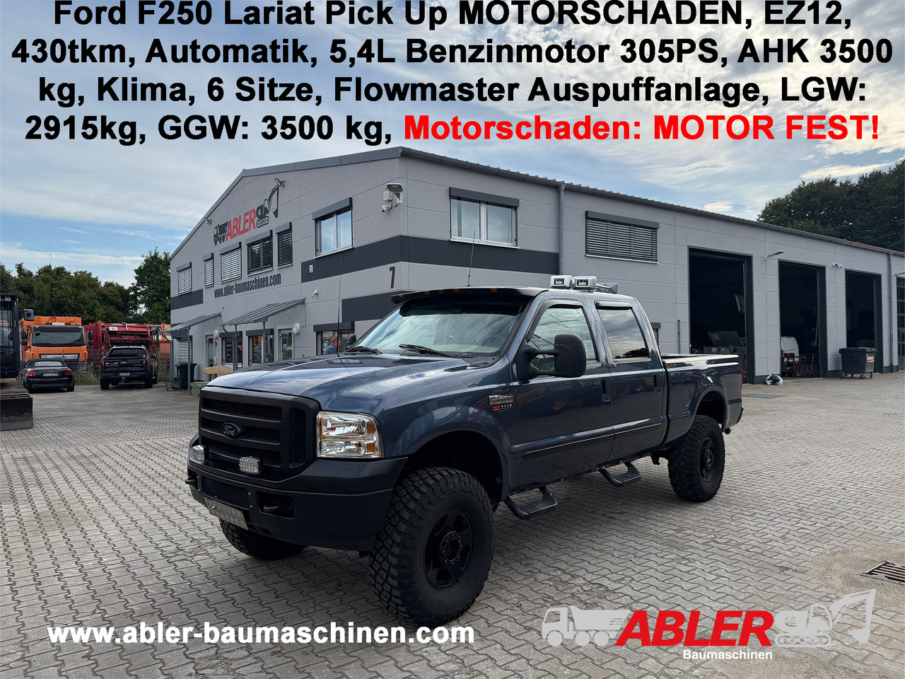 Ford F250 Lariat Pickup Motorschaden - Pick-up: das Bild 1 Ford F250 Lariat Pickup Motorschaden - Pick-up: das Bild 1
