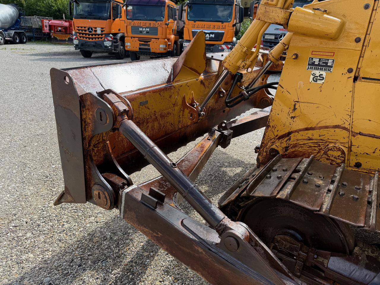 Bulldozer Liebherr PR712L Planierraupe Steuerung: das Bild 7
