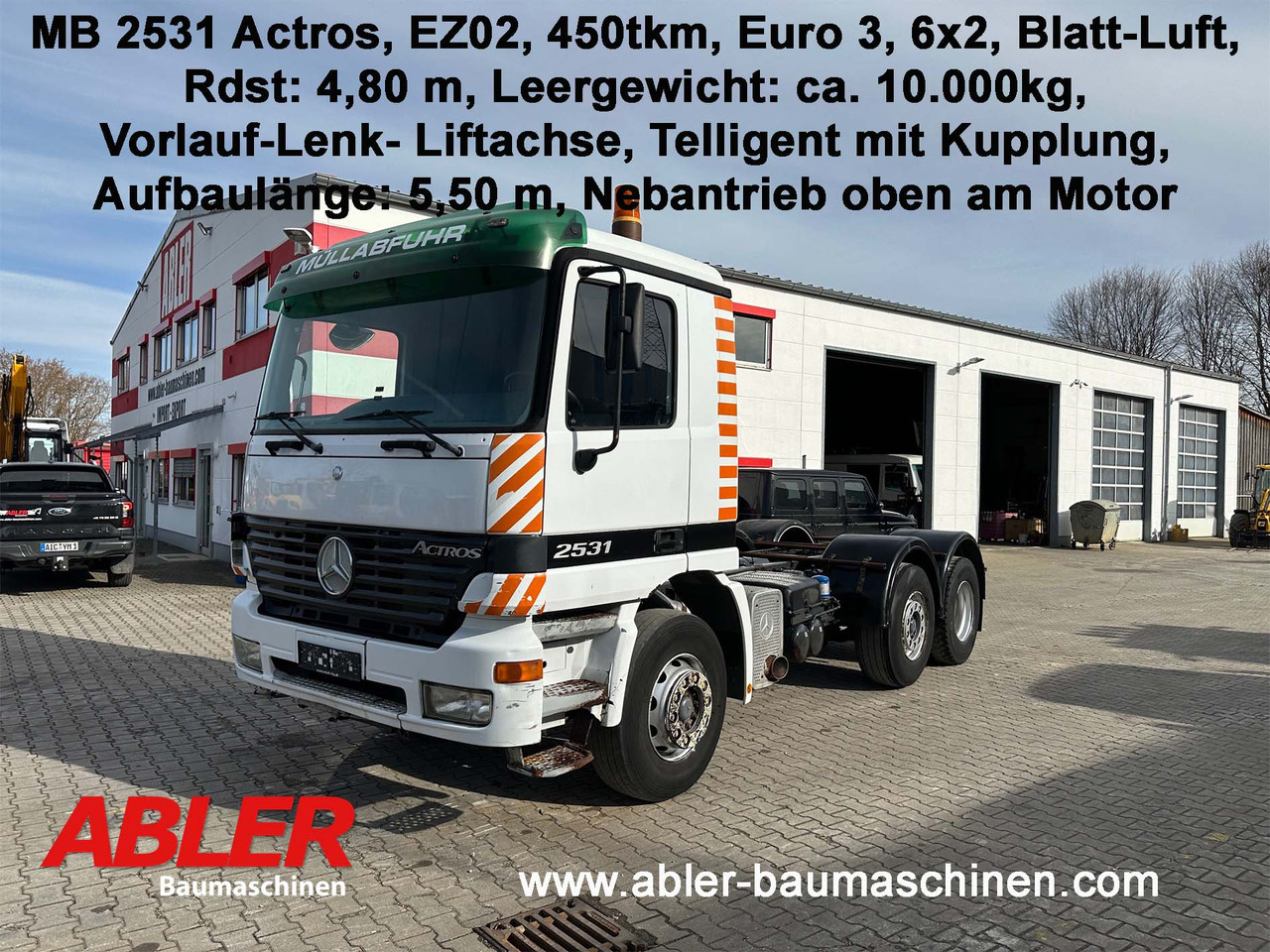 Mercedes-Benz 2531 Actros Fahrgestell - Fahrgestell LKW: das Bild 1 Mercedes-Benz 2531 Actros Fahrgestell - Fahrgestell LKW: das Bild 1
