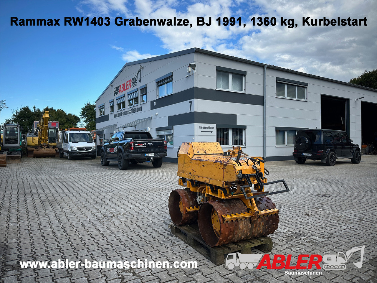 Rammax RW1403 Grabenwalze - Kleine Walze: das Bild 1 Rammax RW1403 Grabenwalze - Kleine Walze: das Bild 1