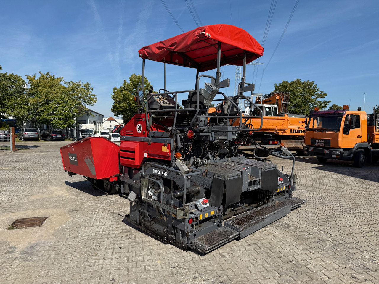 Vögele Super 1203 Asphalt-Radfertiger - Asphaltfertiger/ Straßenfertiger: das Bild 5 Vögele Super 1203 Asphalt-Radfertiger - Asphaltfertiger/ Straßenfertiger: das Bild 5