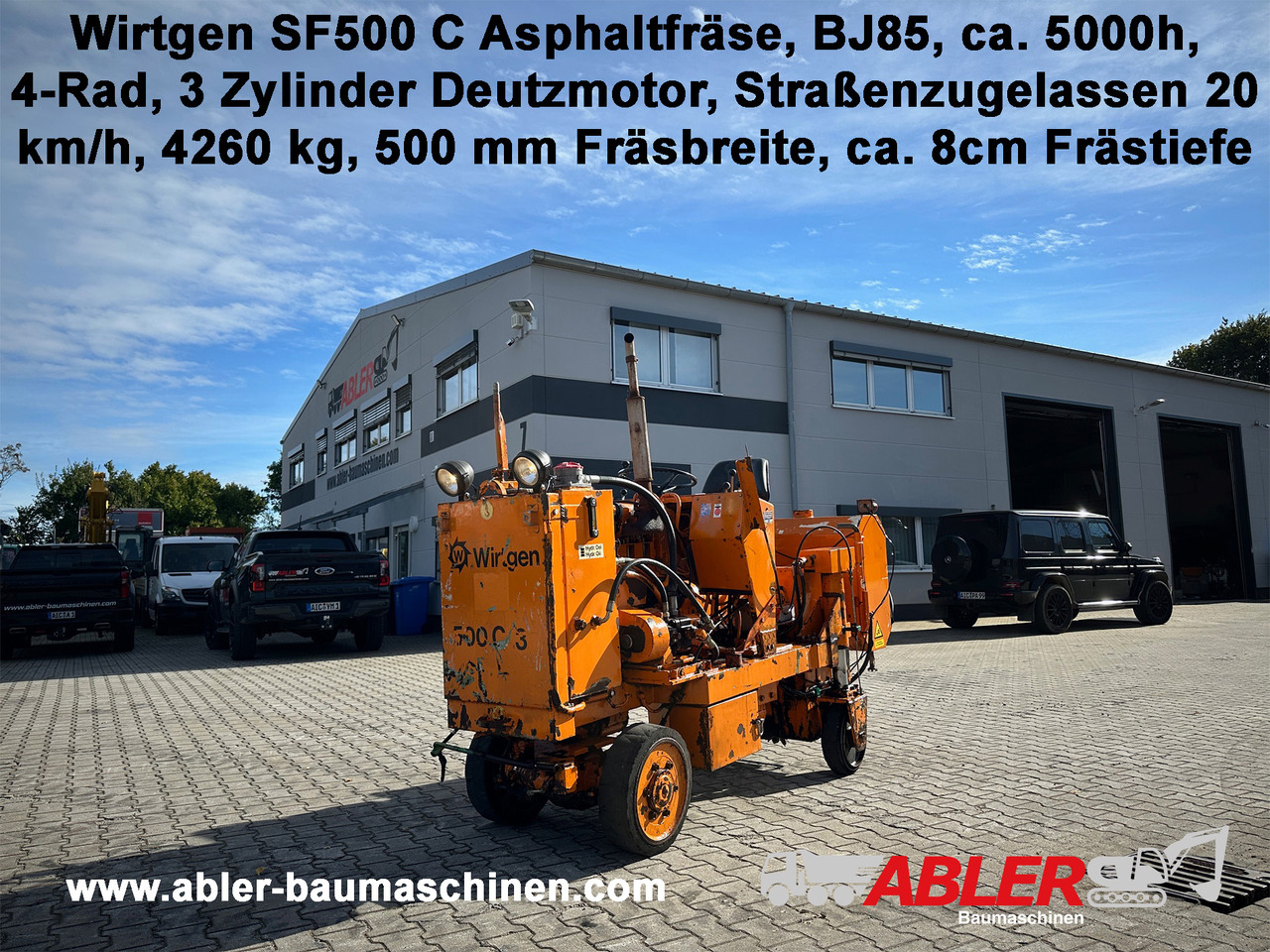 Wirtgen SF500C Asphaltfräse - Kaltfräse: das Bild 1 Wirtgen SF500C Asphaltfräse - Kaltfräse: das Bild 1