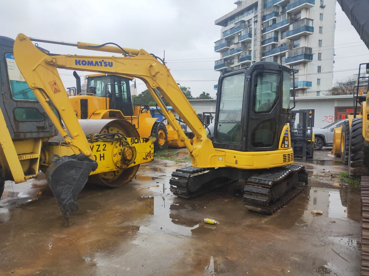 Komatsu PC55MR - Minibagger: das Bild 1 Komatsu PC55MR - Minibagger: das Bild 1