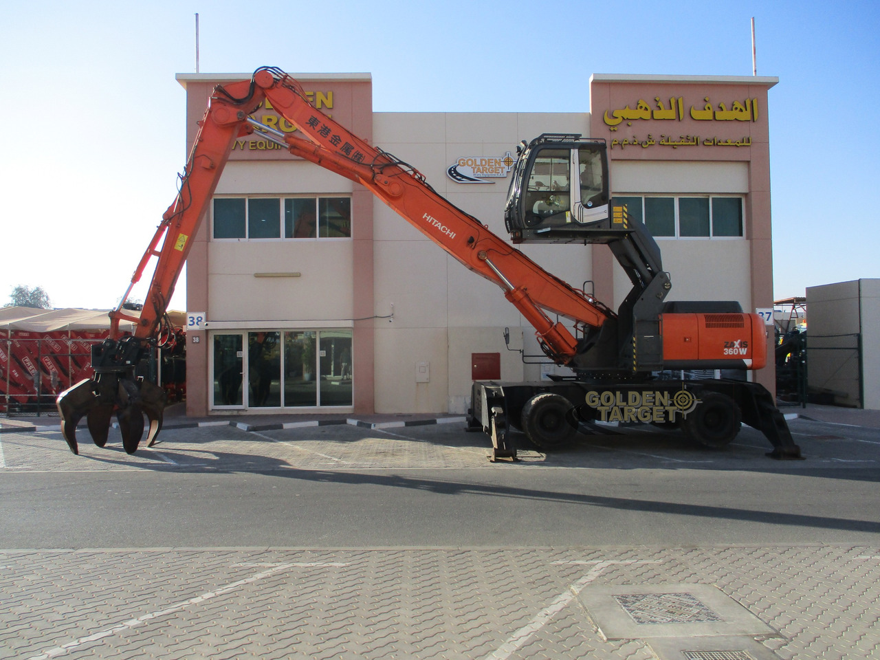Mobilbagger HITACHI ZX360-3 Hydraulic Wheel Excavator: das Bild 8