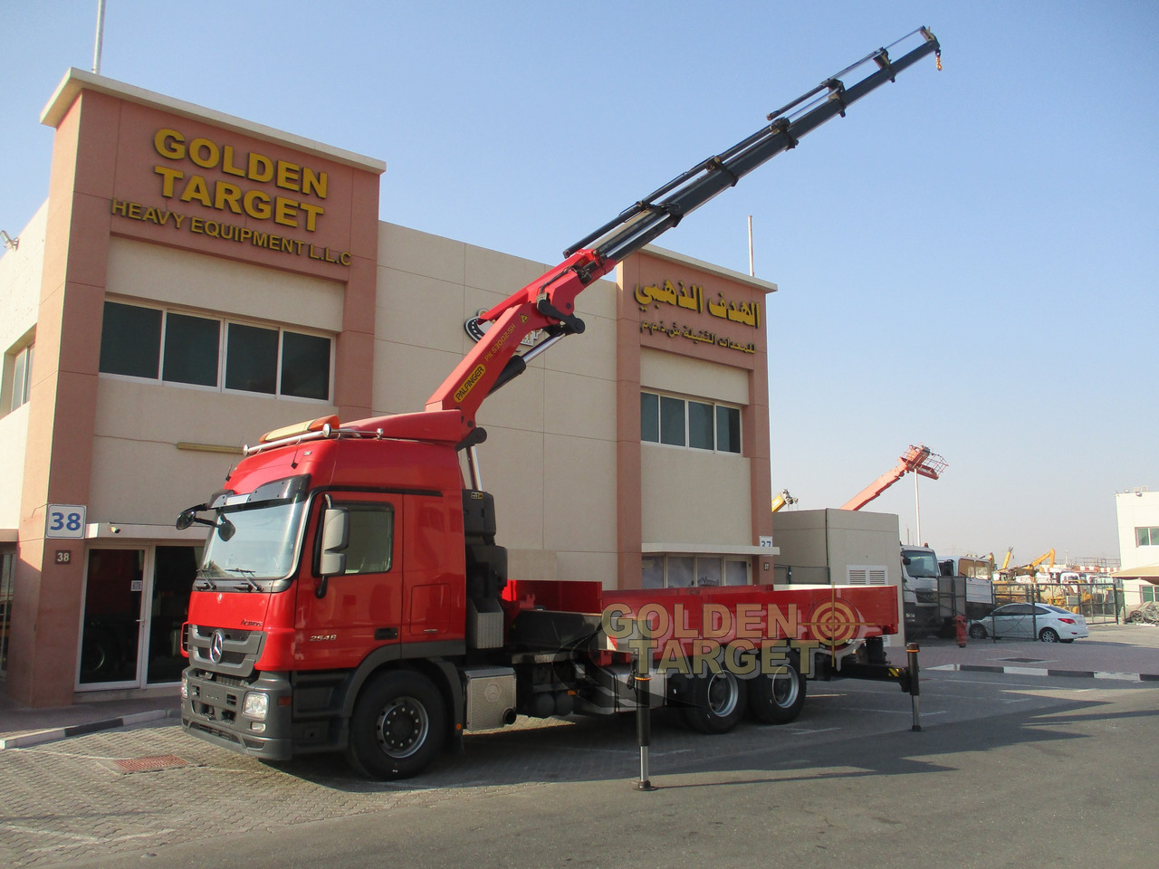 Autokran MERCEDES-BENZ 2546 6x4 PALFINGER PK53002 Crane: das Bild 9