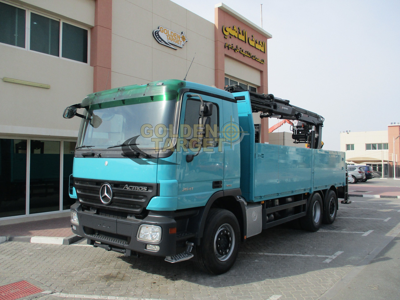 Mercedes-Benz Actros 2641 - Pritsche LKW, Autokran: das Bild 2 Mercedes-Benz Actros 2641 - Pritsche LKW, Autokran: das Bild 2
