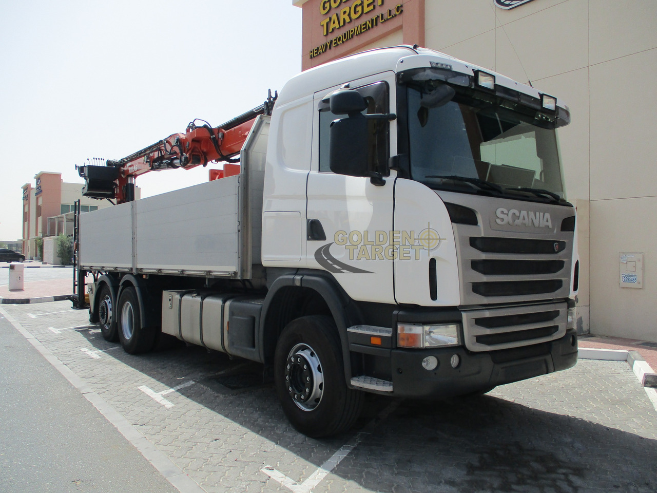 SCANIA G480 6x2 with ATLAS 210.2 Block Crane - Autokran: das Bild 1 SCANIA G480 6x2 with ATLAS 210.2 Block Crane - Autokran: das Bild 1