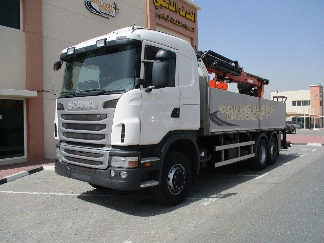 SCANIA G480 6x2 with ATLAS 210.2 Block Crane - Autokran: das Bild 2 SCANIA G480 6x2 with ATLAS 210.2 Block Crane - Autokran: das Bild 2
