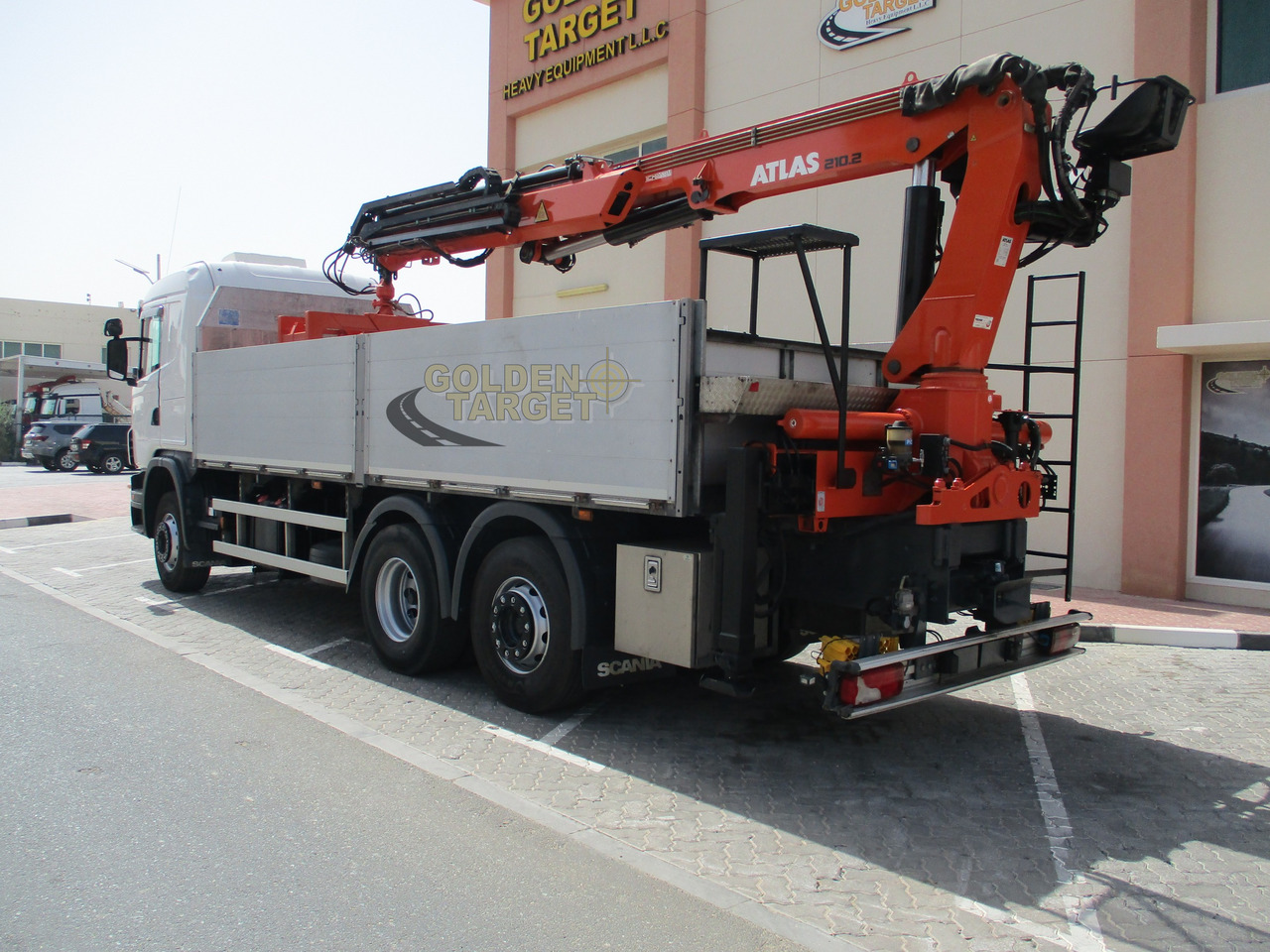SCANIA G480 6x2 with ATLAS 210.2 Block Crane - Autokran: das Bild 4 SCANIA G480 6x2 with ATLAS 210.2 Block Crane - Autokran: das Bild 4