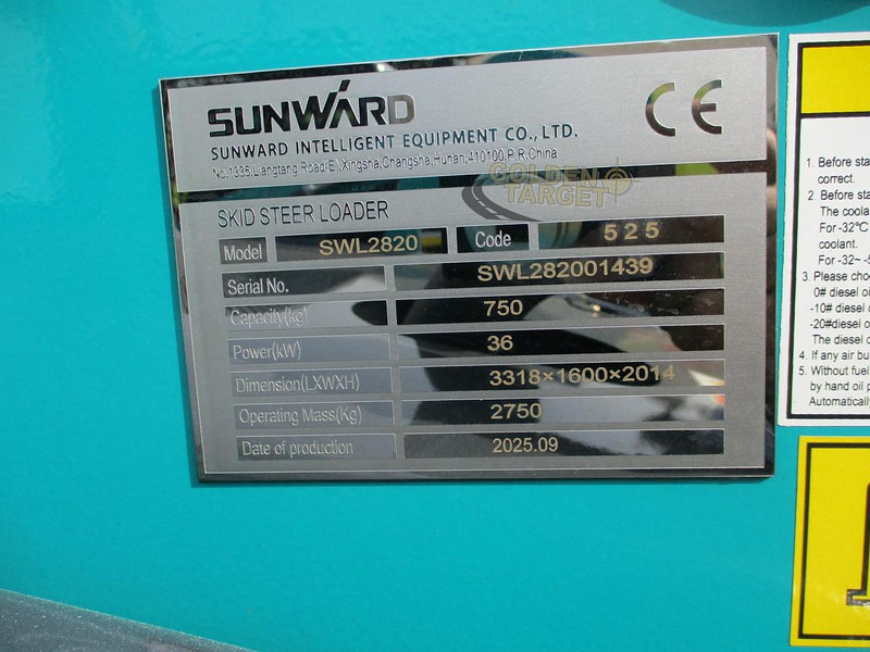 Lader, Zustand - NEU Sunward SWL 2820 Skid Steer Loader: das Bild 13 Lader, Zustand - NEU Sunward SWL 2820 Skid Steer Loader: das Bild 13
