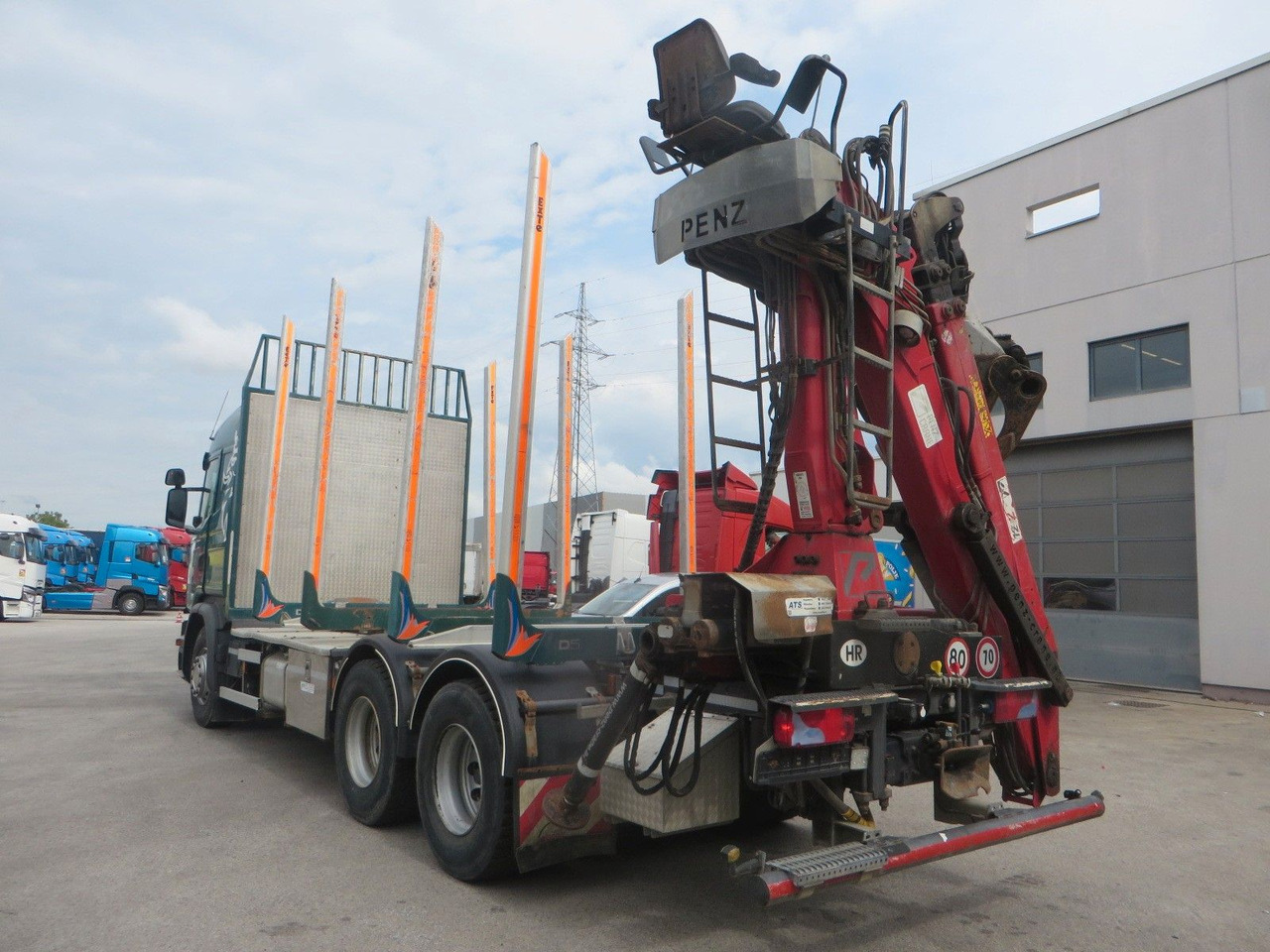 Scania G450 6x4Timber - Holztransporter, Autokran: das Bild 4 Scania G450 6x4Timber - Holztransporter, Autokran: das Bild 4