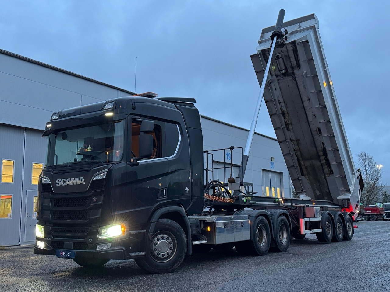 Sattelzugmaschine, Kipper Auflieger Dragbil med Tipptrailer Scania R520 A 6X4 NB -2018 | Istrail: das Bild 1