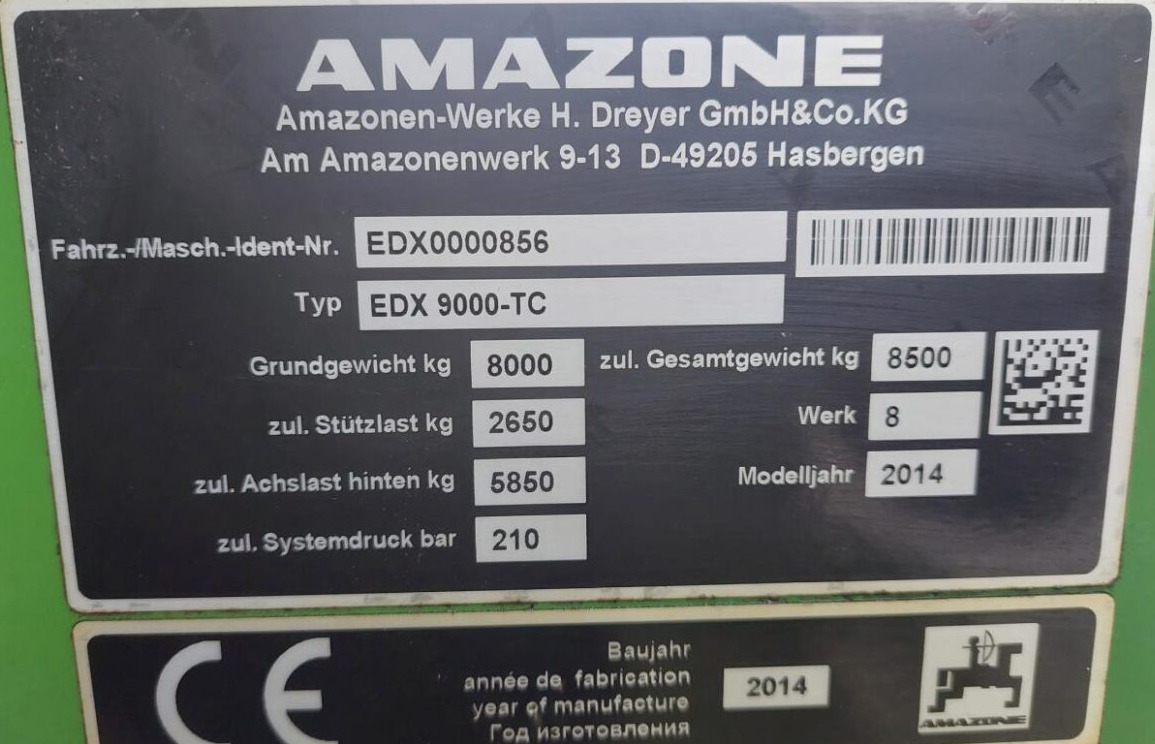 Einzelkornsämaschine Amazone EDX 9000-TC MED GPS: das Bild 15