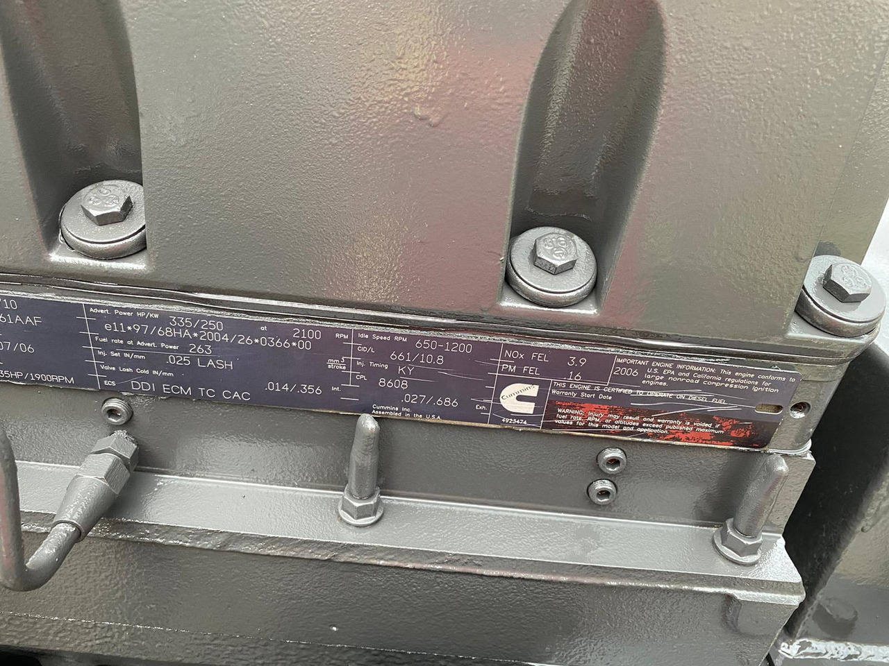 Motor für Baumaschine Cummins QSM 11 aus Doosan DL 500: das Bild 14